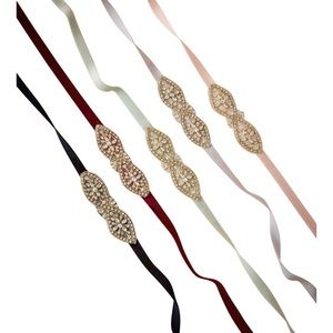 NWOT Dark Red Wedding Belt | Medium | Bhldn